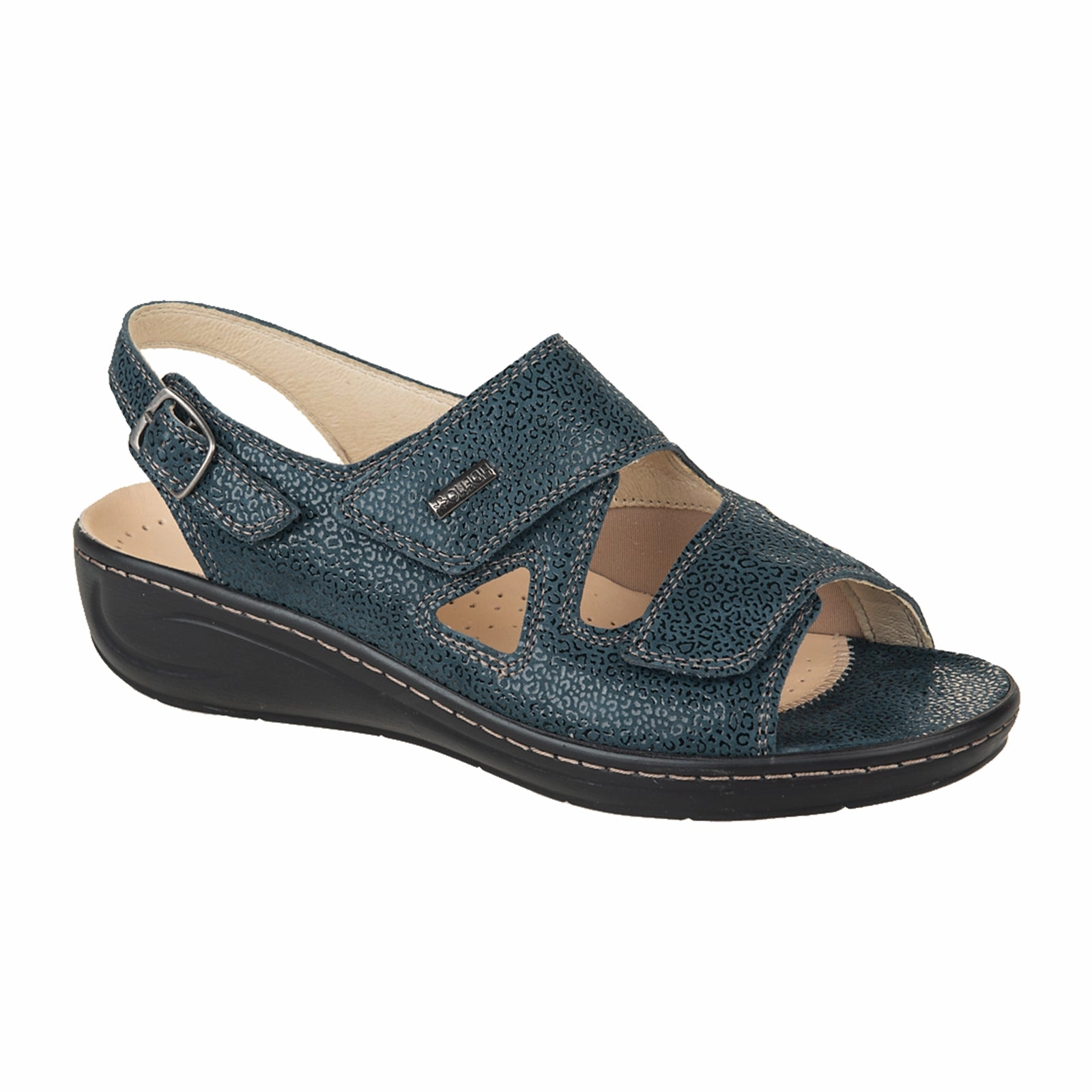 Water Repellent Fidelio Vienna Backstrap Sandal (Women) - Marine Theo