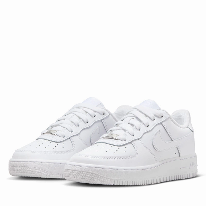 Nike Air Force 1 LE (GS) - White/White Easy To Clean casual wear shoes