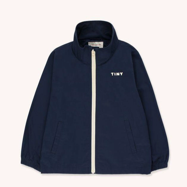 Ombre colored kids' wear Favorite TINYCOTTONS Kids "DFN DOGS" JACKET in light navy/light cream 279