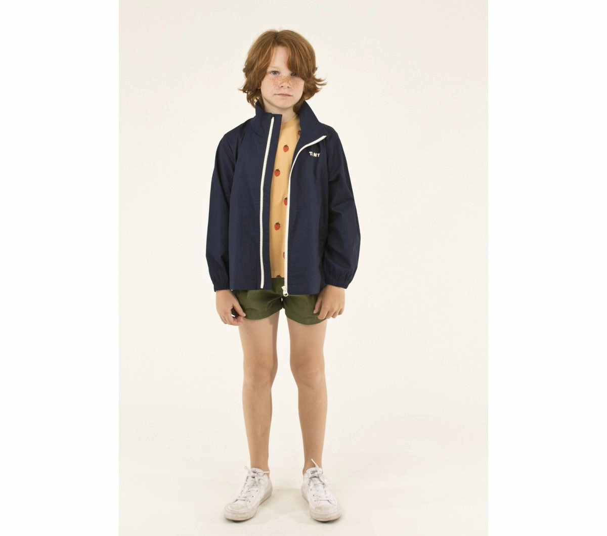 Animal print clothes for children Camouflage wear for kids TINYCOTTONS Kids "DFN DOGS" JACKET in light navy/light cream 279