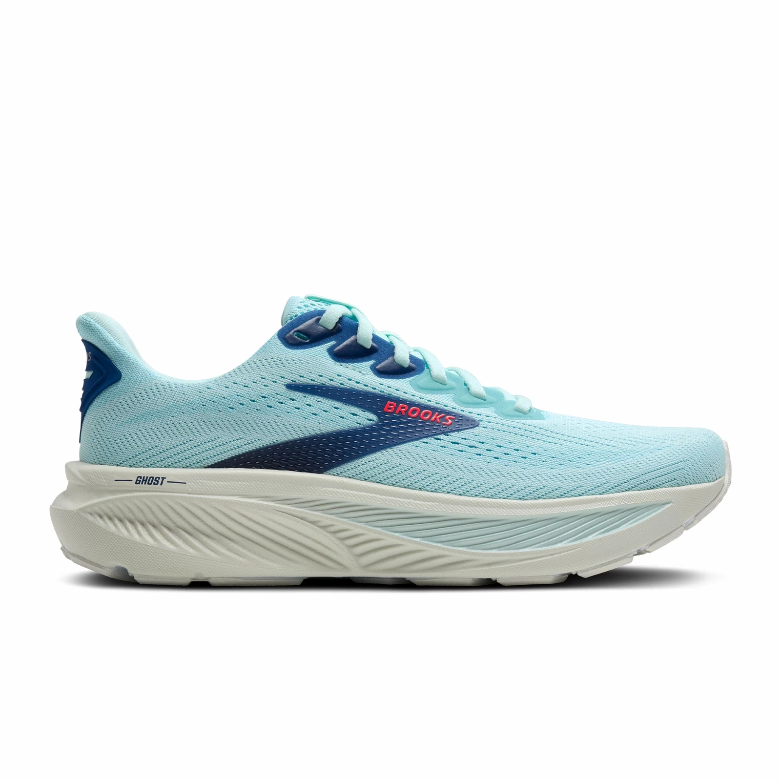 Daily Go Brooks Ghost 17 Running Shoe (Women) - Clearwater/Navy Peony