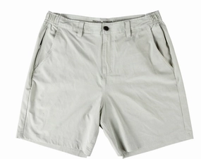 Everyday Hybrid Short - Heather Seafoam insulated Polka - dotted