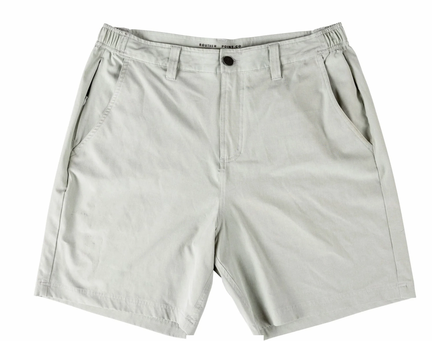 Everyday Hybrid Short - Heather Seafoam insulated Polka - dotted