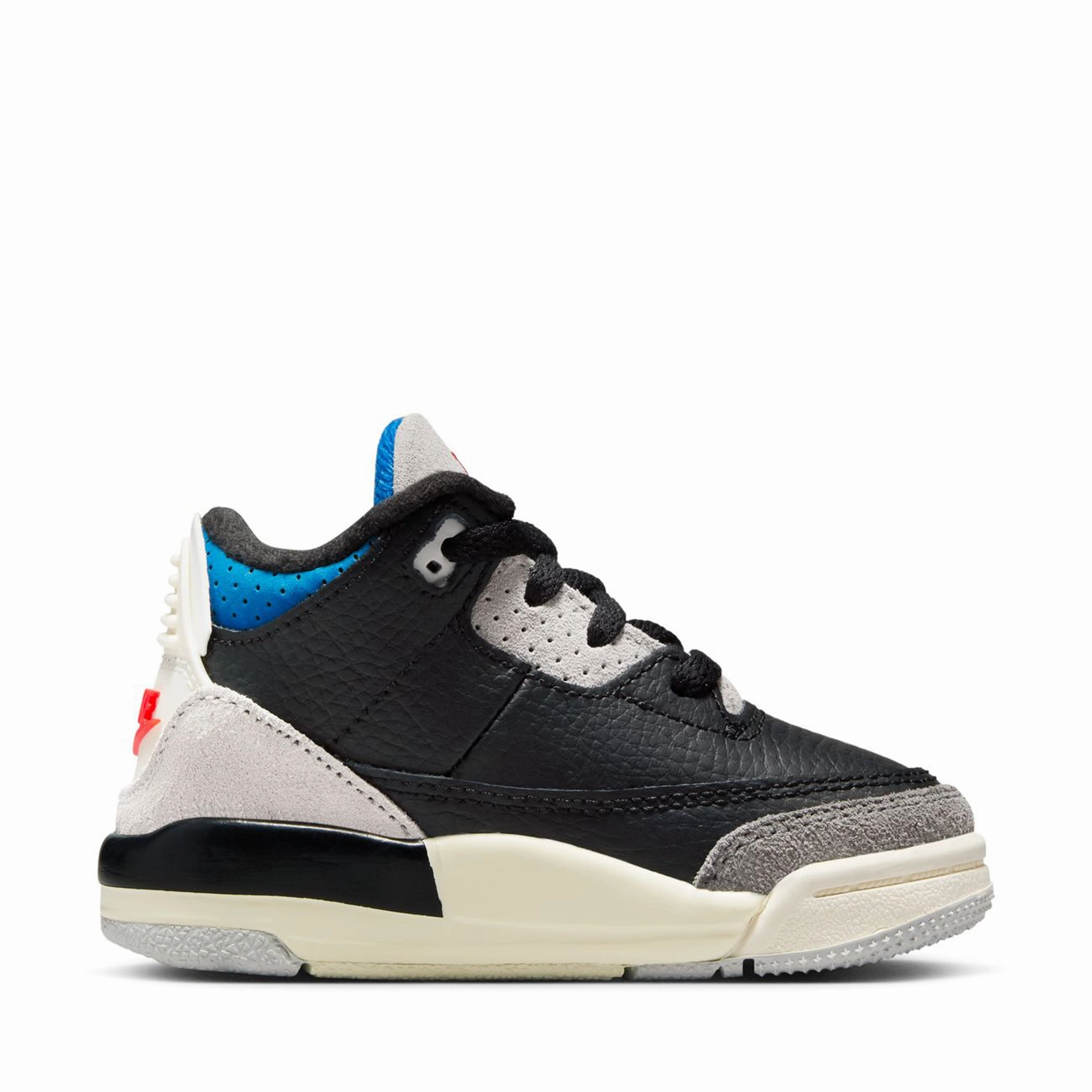 Jordan 3 Retro OG 'Rare Air' (TD) - Black/Chile Red Core Comfort