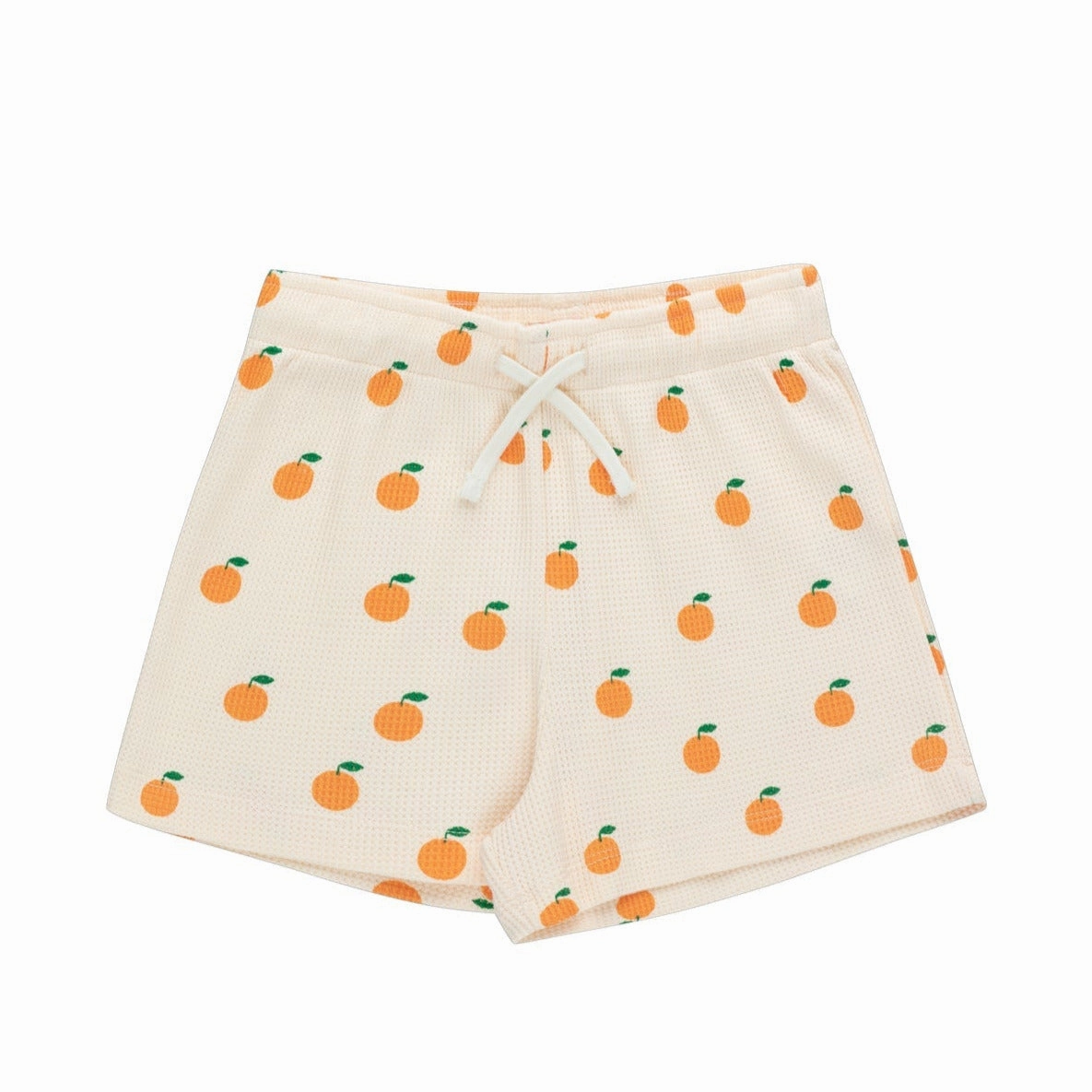 Winter kids' wear TINYCOTTONS Kids ORANGES SHORT in Light Cream/Orange 104