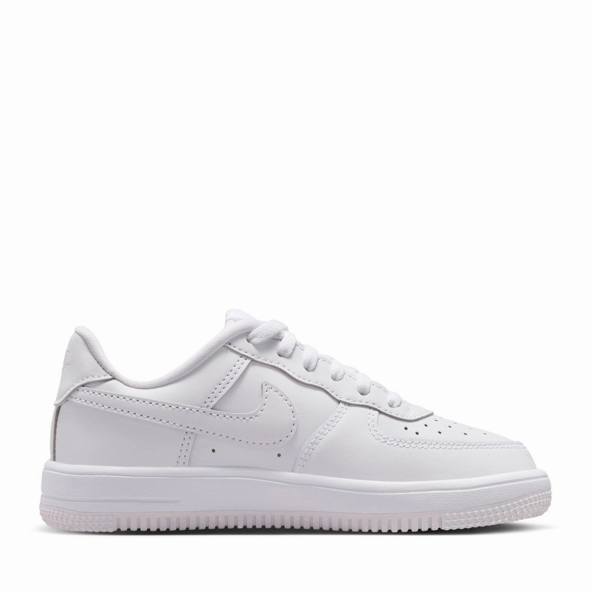 Driving Moccasins Nike Force 1 Low (PS) - White/White