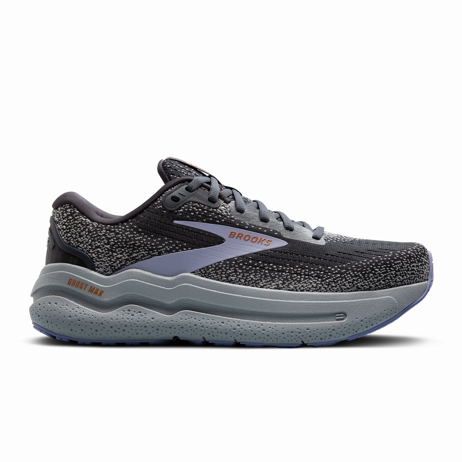 Brooks Ghost Max 2 Running Shoe (Women) - Ebony/Sweet Lavender/Alloy Practical Everyday Shoes Durable Leather Shoes