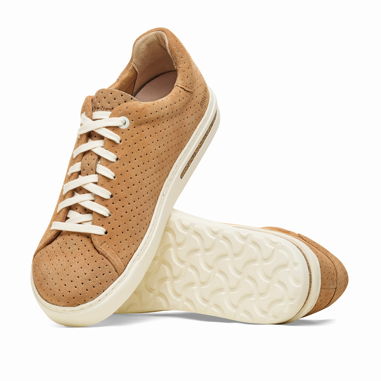 Versatile Walk. Birkenstock Bend Sneaker (Men) - Dotted New Beige Suede