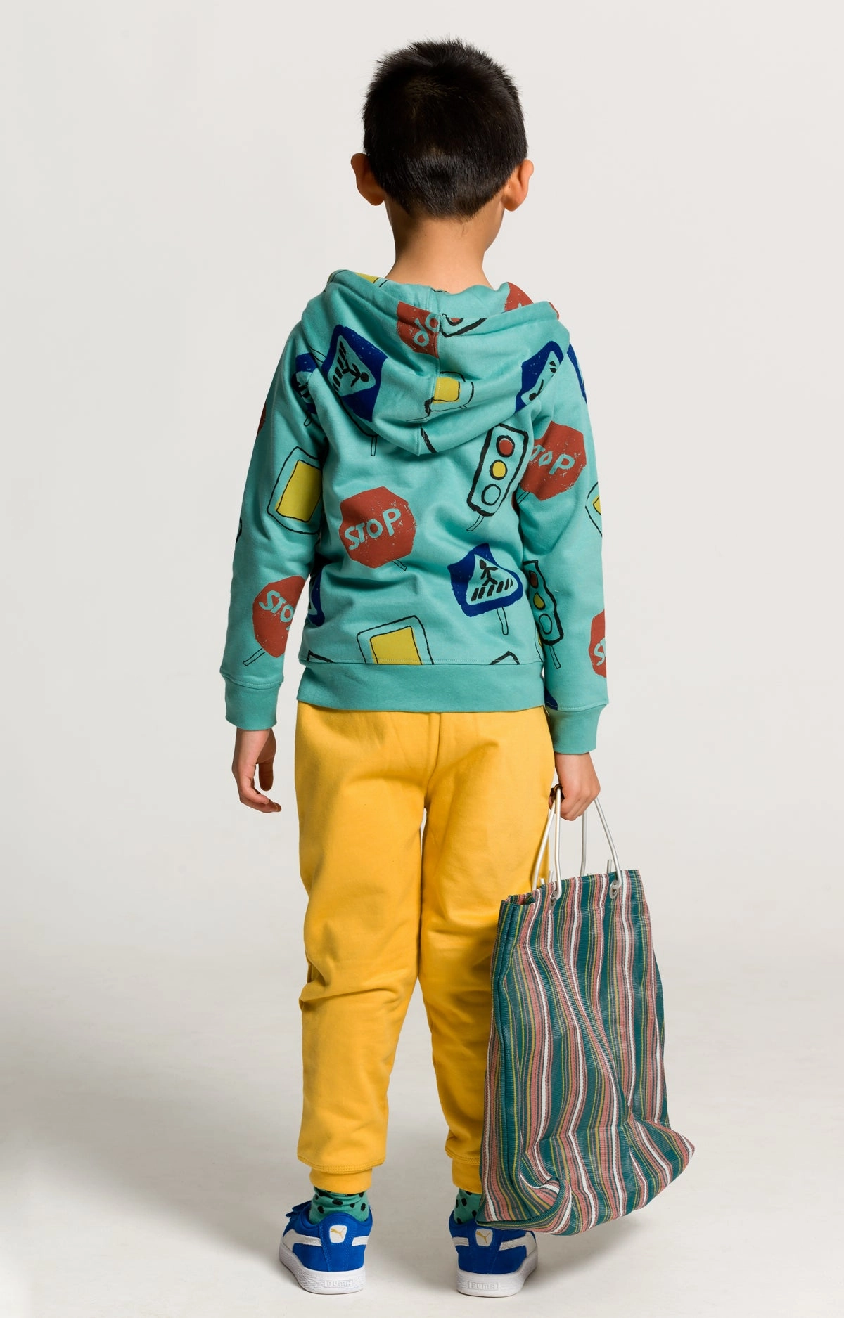 nadadelazos Pants STOP PAN.2.200 STOP Metallic looking children's wear Snapped