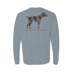 Youth Long Sleeve Greyton Tee - Ice Blue Toddler Chiffon