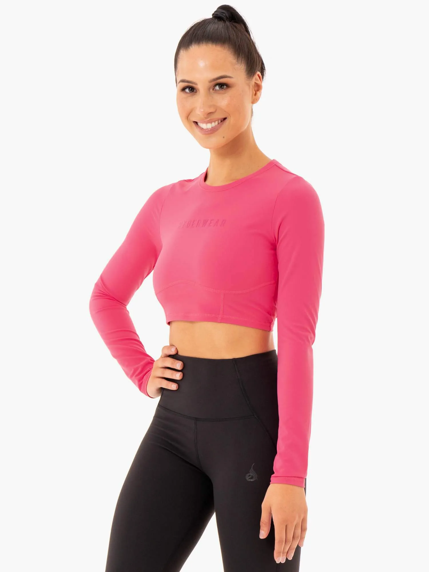 AntiPillTreatment Sola Long Sleeve Top - Pink