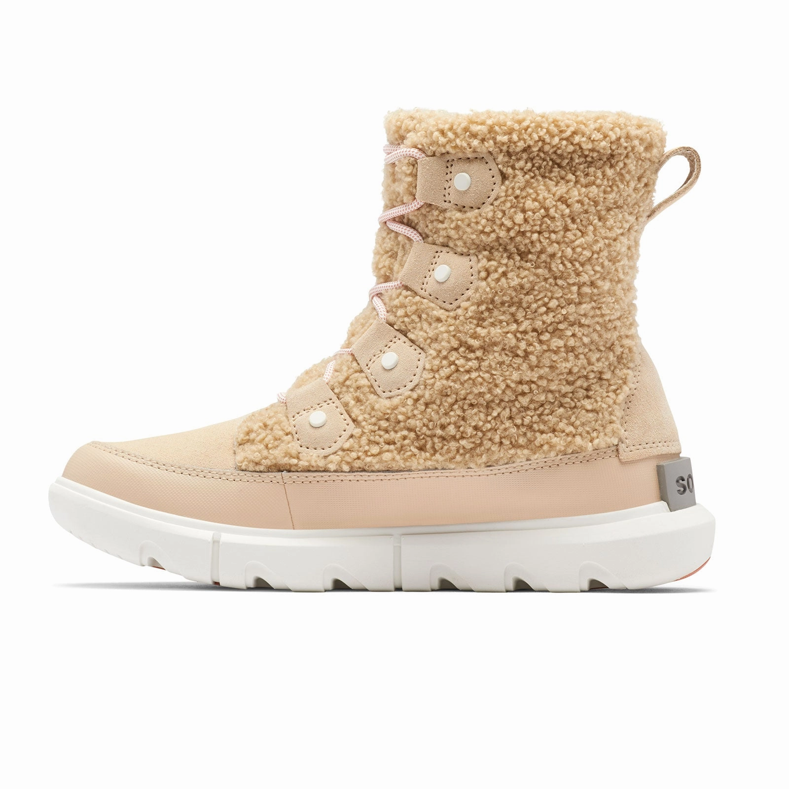 Grip Guard Sorel Explorer II Joan Cozy Mid Boot (Women) - Nova Sand/Sea Salt