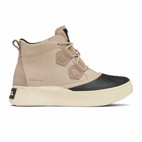 Practical Footwear Sorel Out 'N About IV Waterproof Classic Ankle Boot (Women) - Omega Taupe/Black