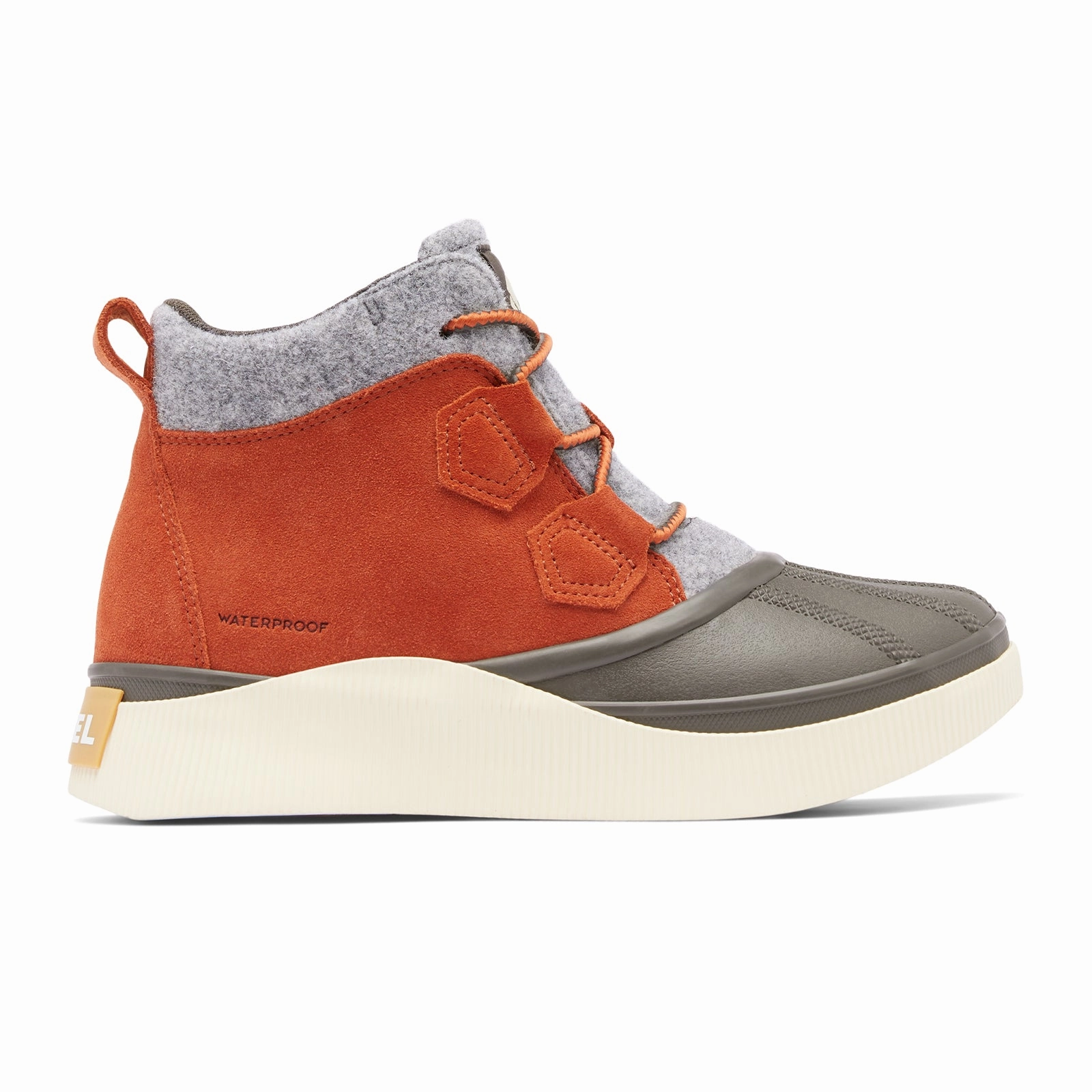 Resort Style Fast Glide Sorel Out 'N About IV Waterproof Classic Ankle Boot (Women) - Sanguine/Jet