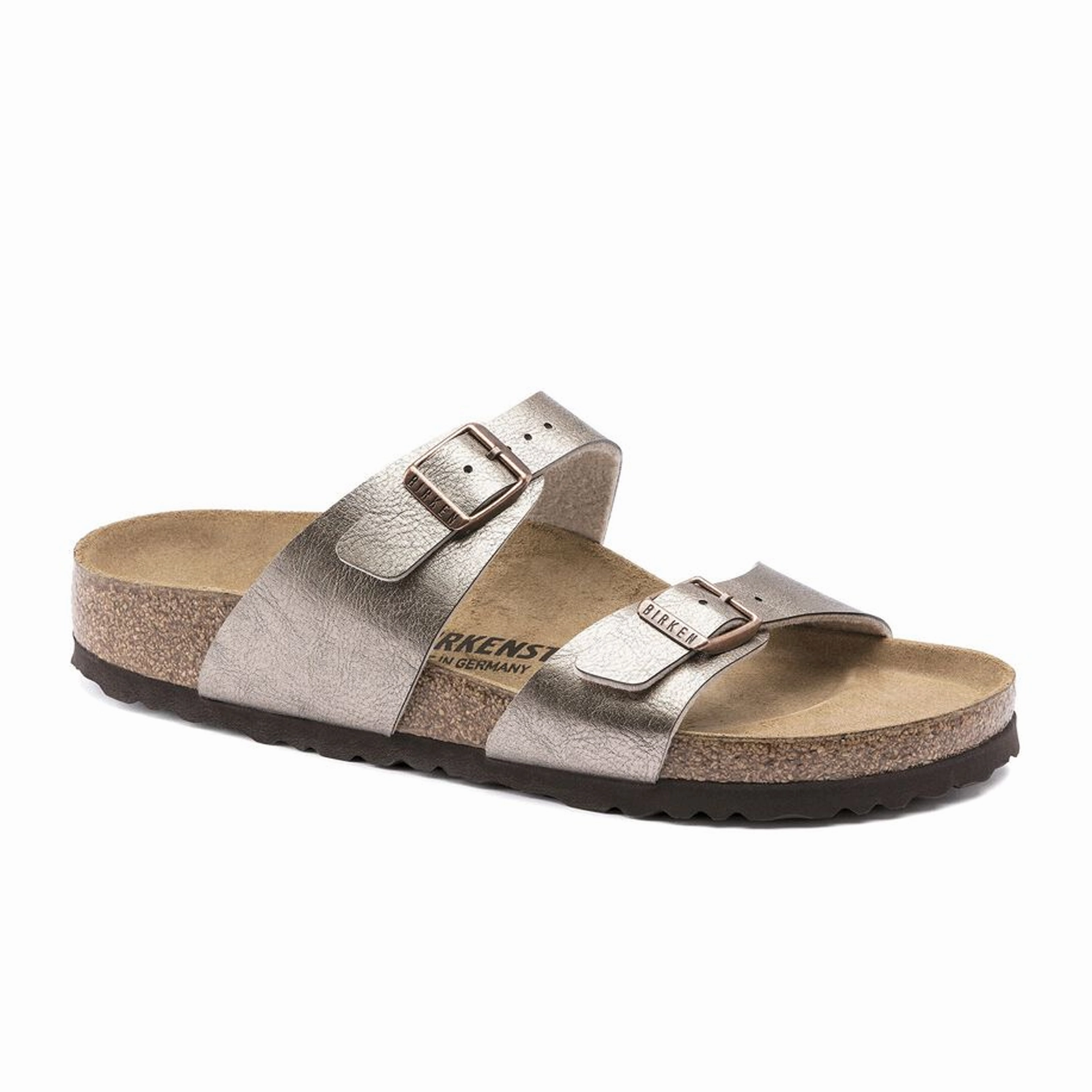 simple design Birkenstock Sydney Slide Sandal (Women) - Graceful Taupe Birko-Flor