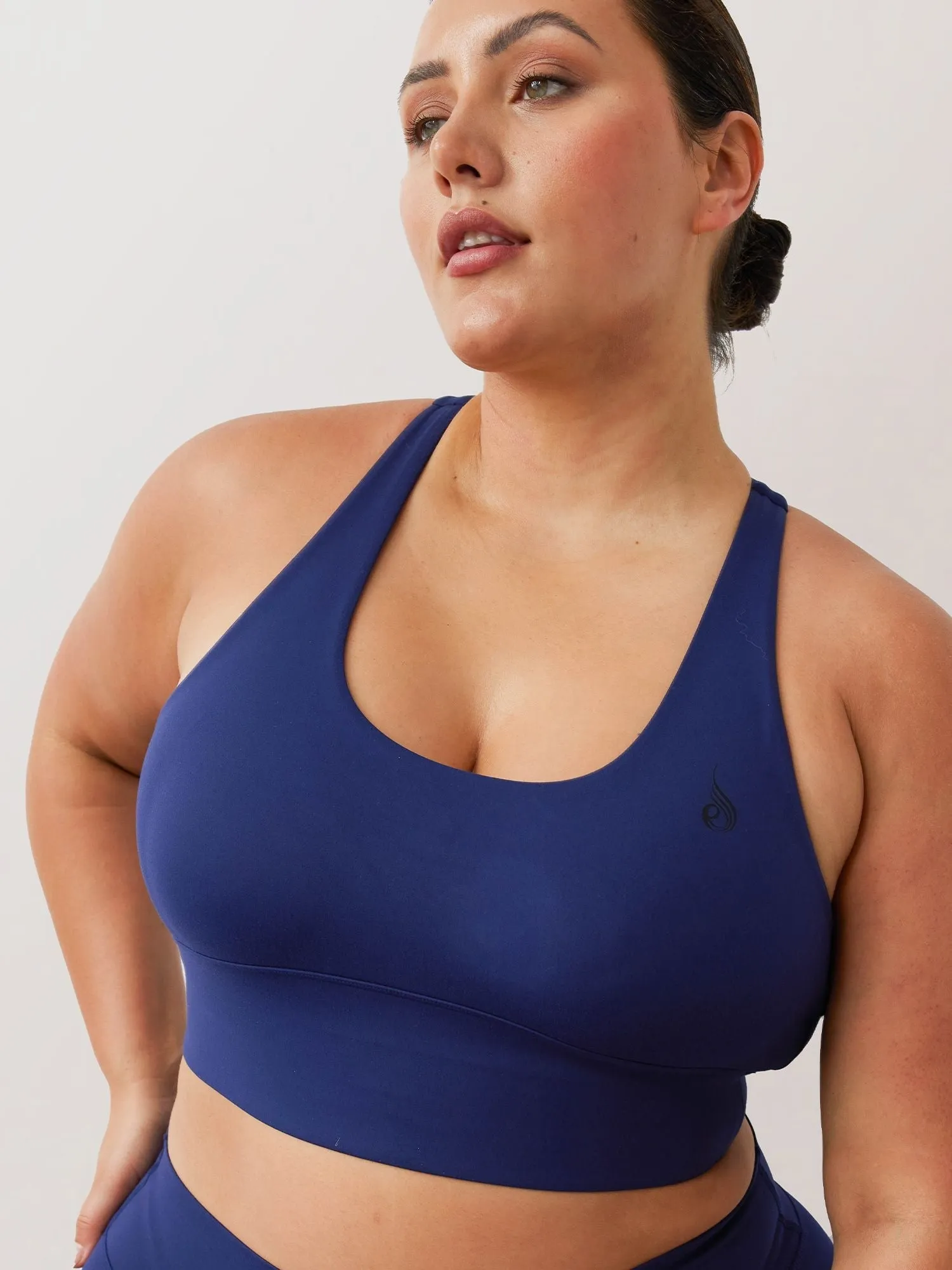 NKD Arch Sports Bra - Navy Adjustable Hook Closure