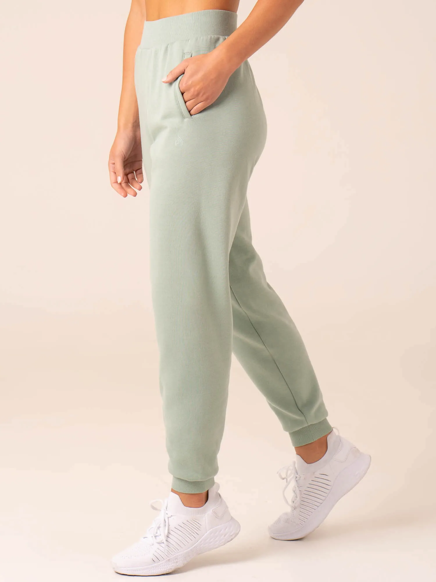 Casual Chic Reserve Track Pants - Pale Sage