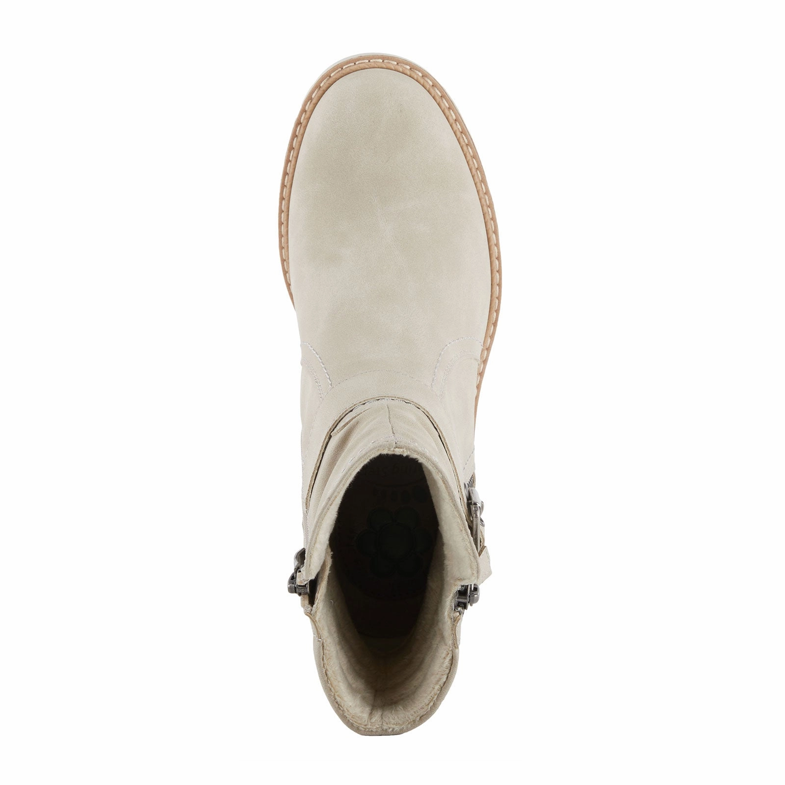 Elegant Shoes Spring Step Relife Smokies Ankle Boot (Women) - Light Grey