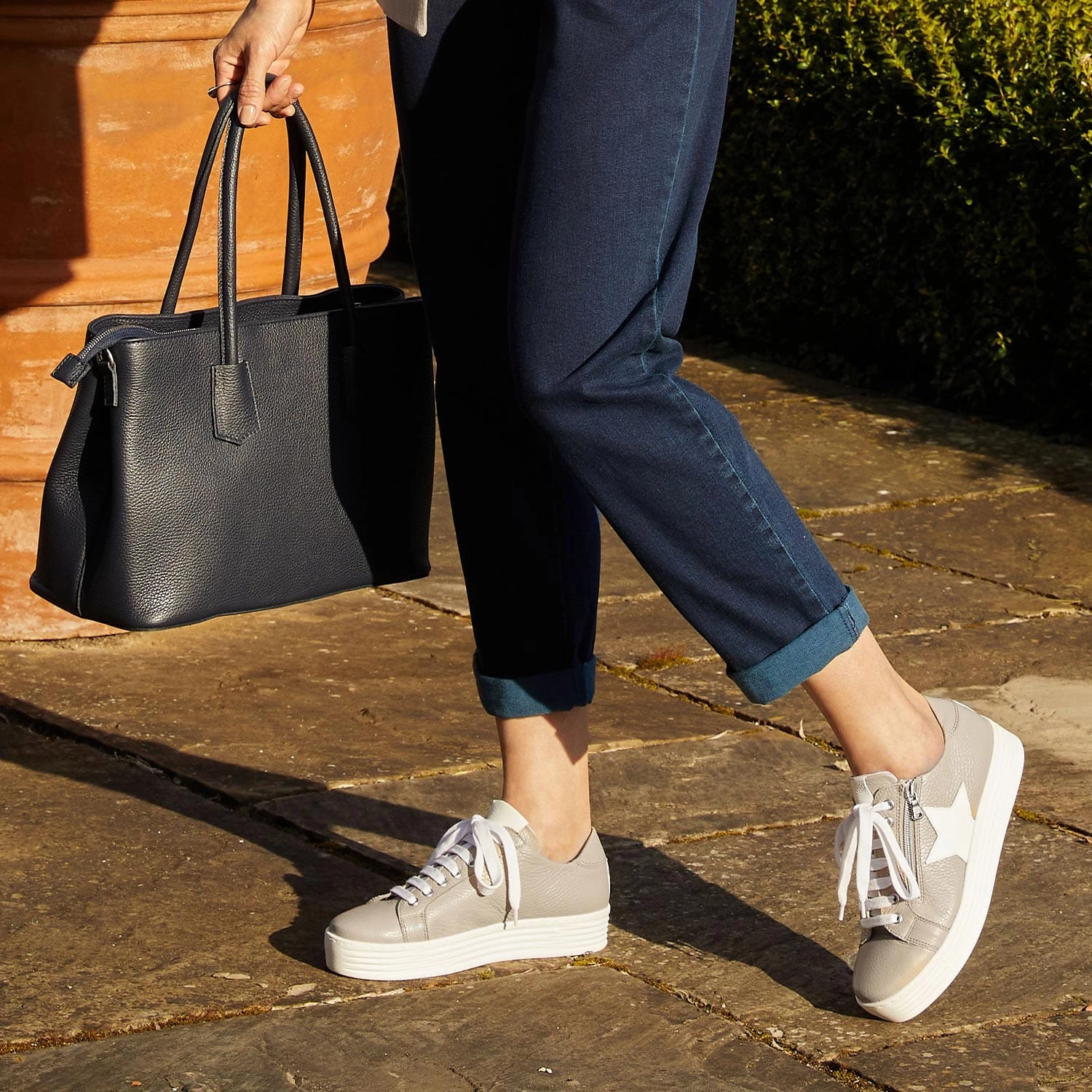 Seamless Interior Padding Travel Flex Star: Pale Taupe Leather