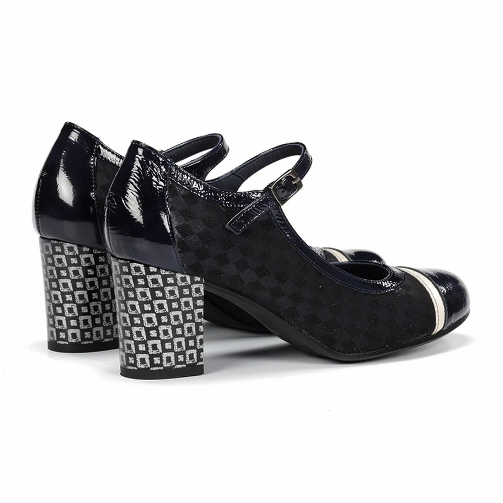 Dorking Rodin D8669 Heeled Mary Jane (Women) - Carcas/Napla/Suga Marino Park Walk