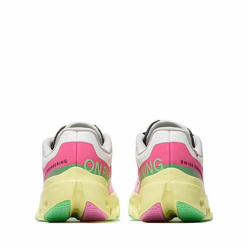 Sunny Walk Women's On Cloudsurfer Next - Pink/Limelight