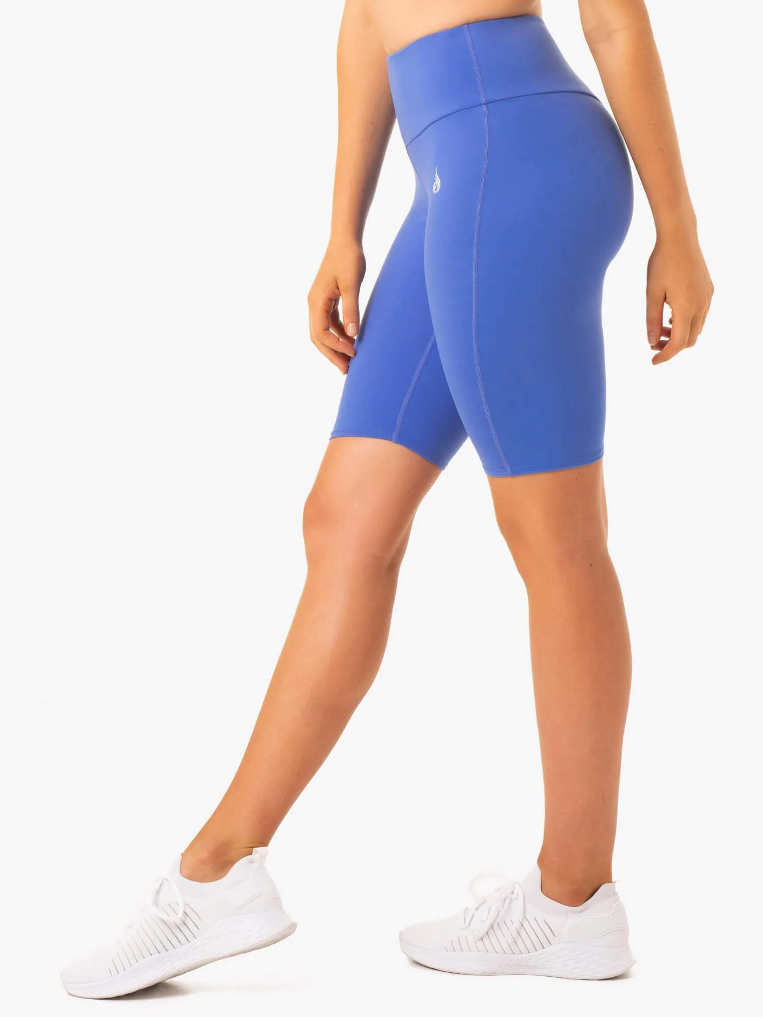 Chafe Resistant Seams Staples Scrunch Bum Bike Shorts - Iris Blue