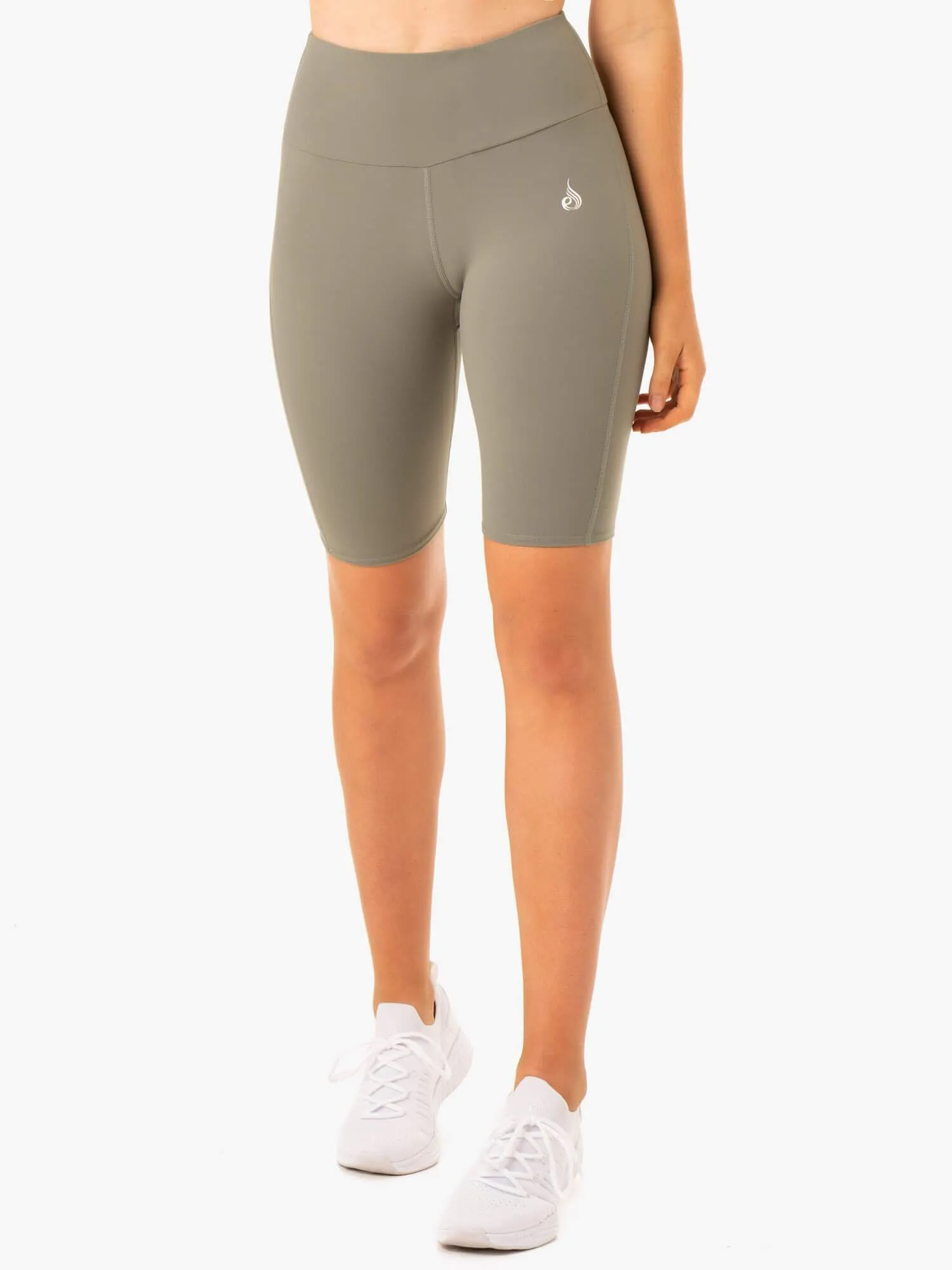 Staples Scrunch Bum Bike Shorts - Khaki ski wear