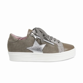 Balance Walk Star: Taupe Leather & Suede