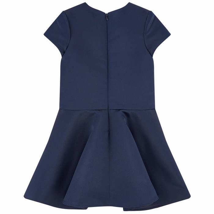 Travel wear for children Paul Smith Junior Kids Girl Silk Dress in Blueberry