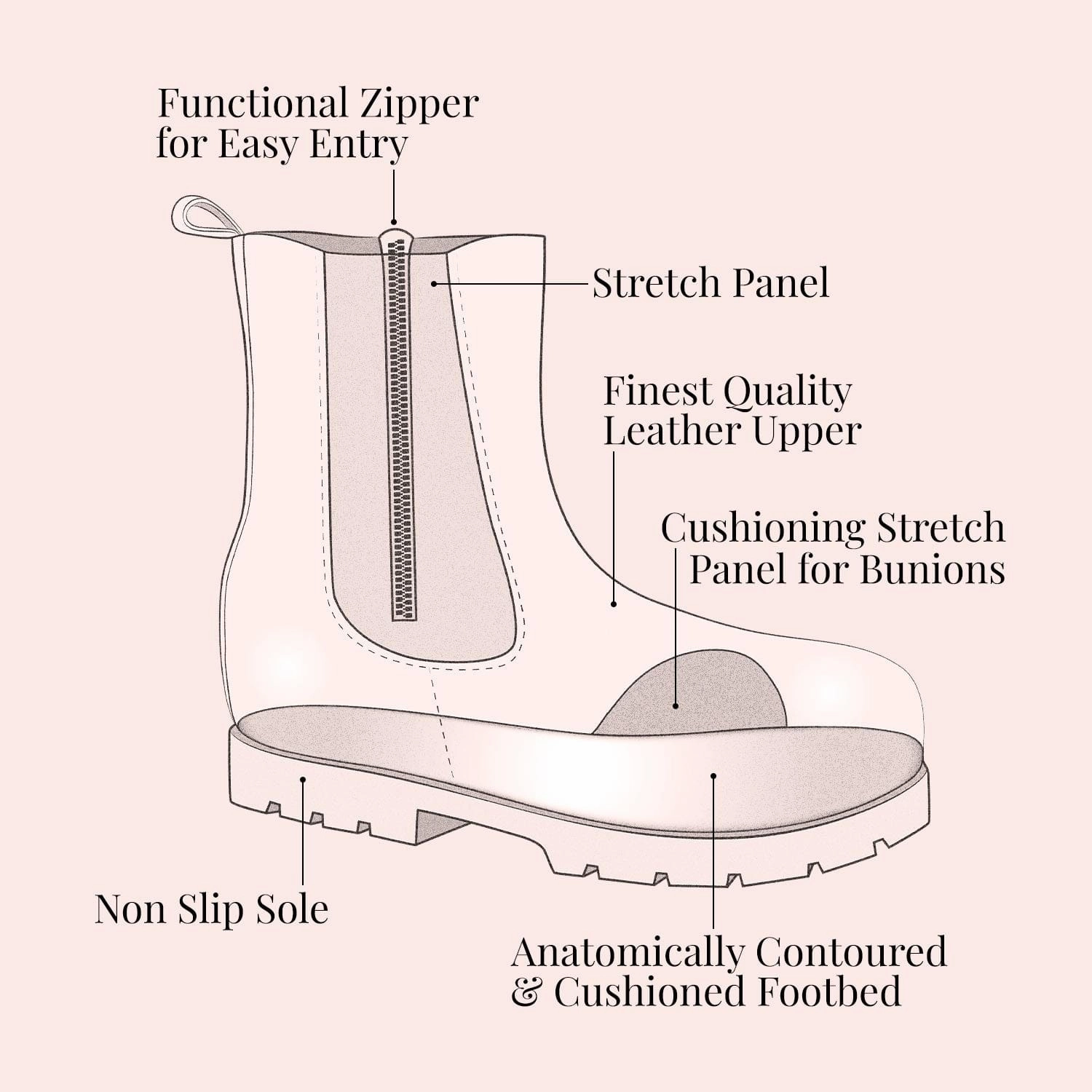 Stella: Black Leather Wedding Reception