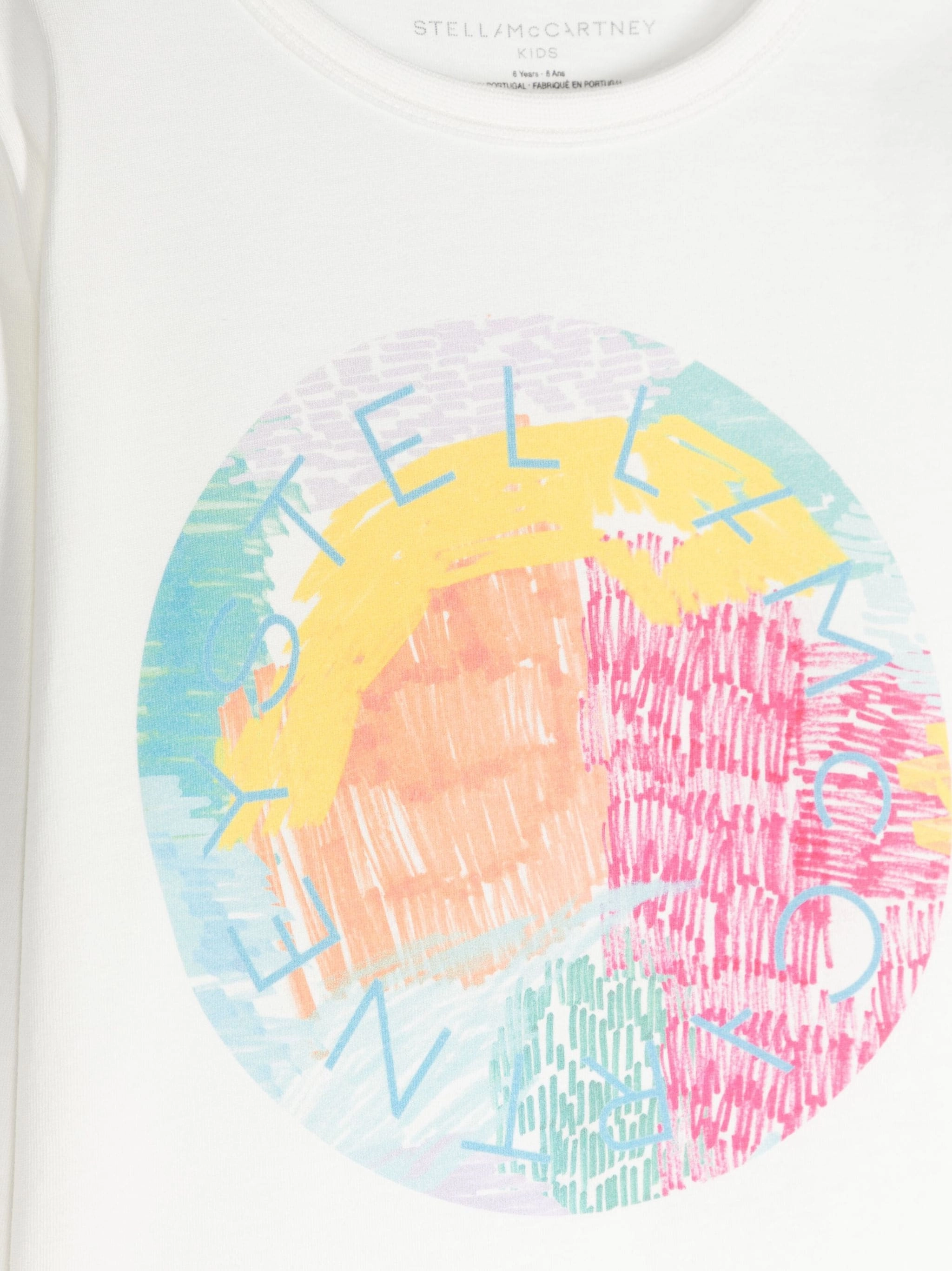 Stella Mccartney Kids logo-print long-sleeve T-shirt - 2Y/3Y/4Y Skiing wear for children