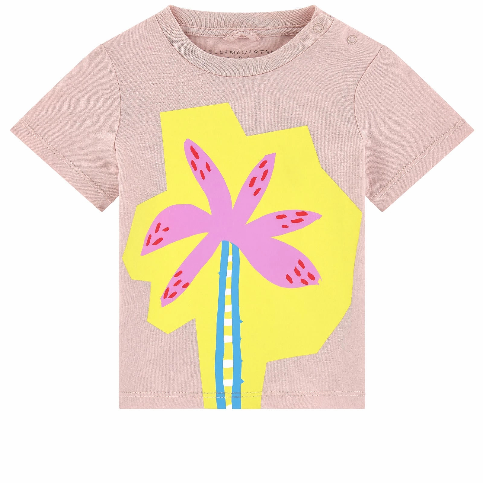 STELLA McCARTNEY Kids Palm Tree Tee - Pink Swimwear for kids Superhero outfits for kids