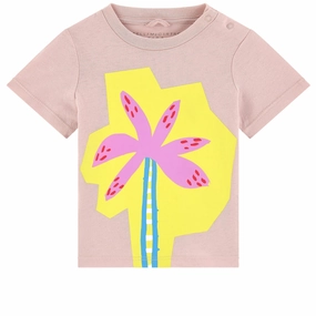 STELLA McCARTNEY Kids Palm Tree Tee - Pink Swimwear for kids Superhero outfits for kids