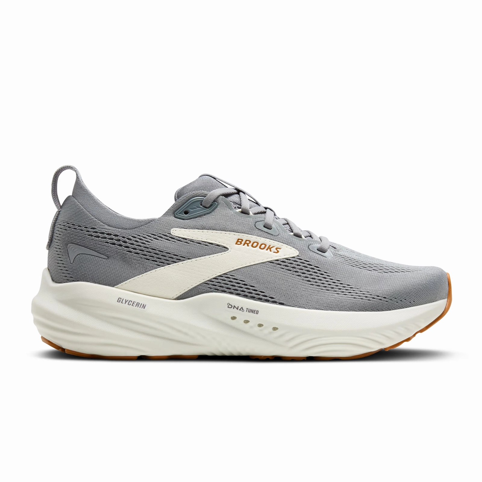 Brooks Glycerin 22 Running Shoe (Men) - Primer Gray/Gray/Honey Ginger Comfort Walk