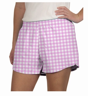 Steph Shorts | Pink Gingham Monochromatic outfits for children Princess dresses for children