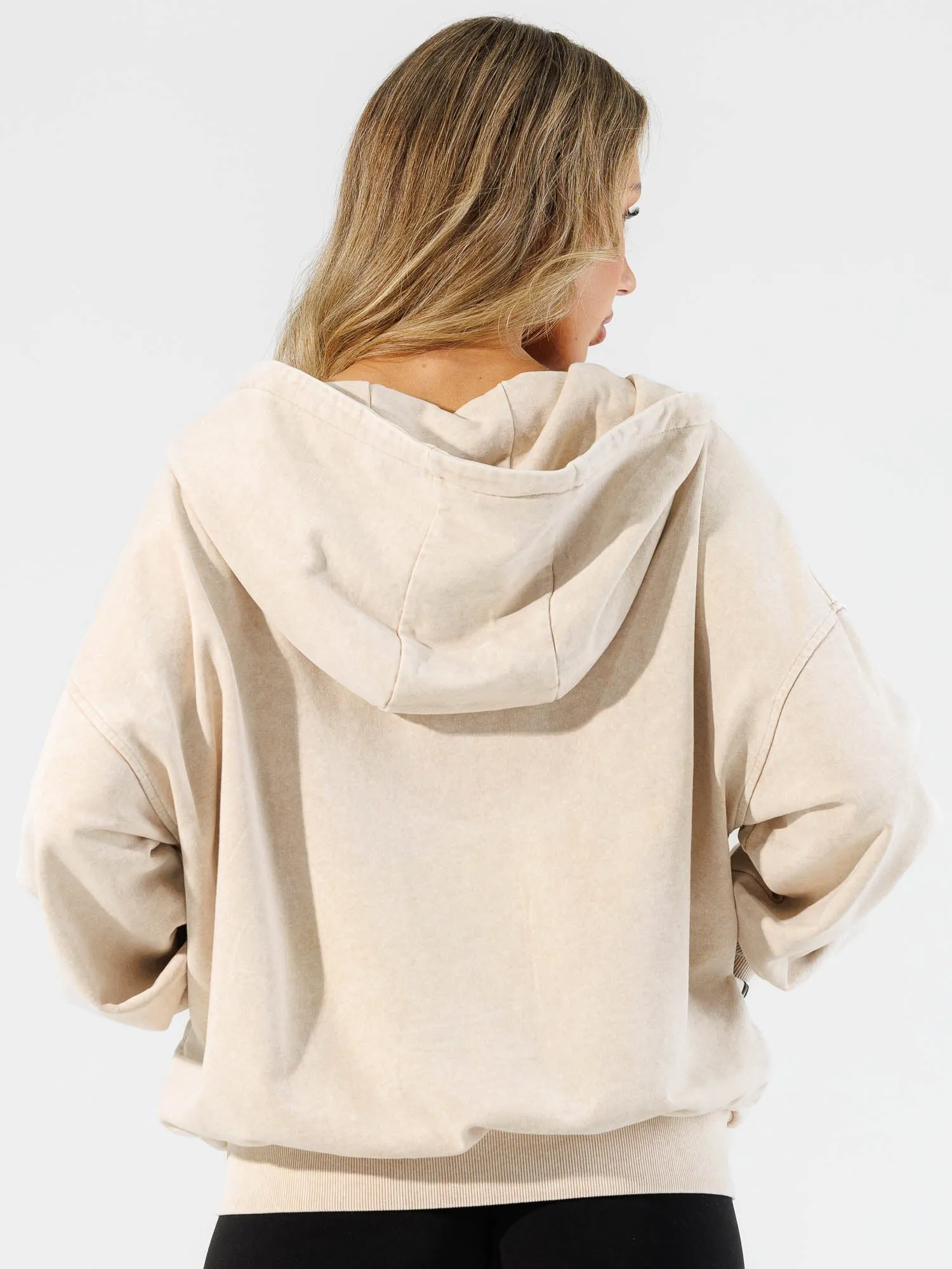 Ornamental Stonewash Track Jacket - Stone