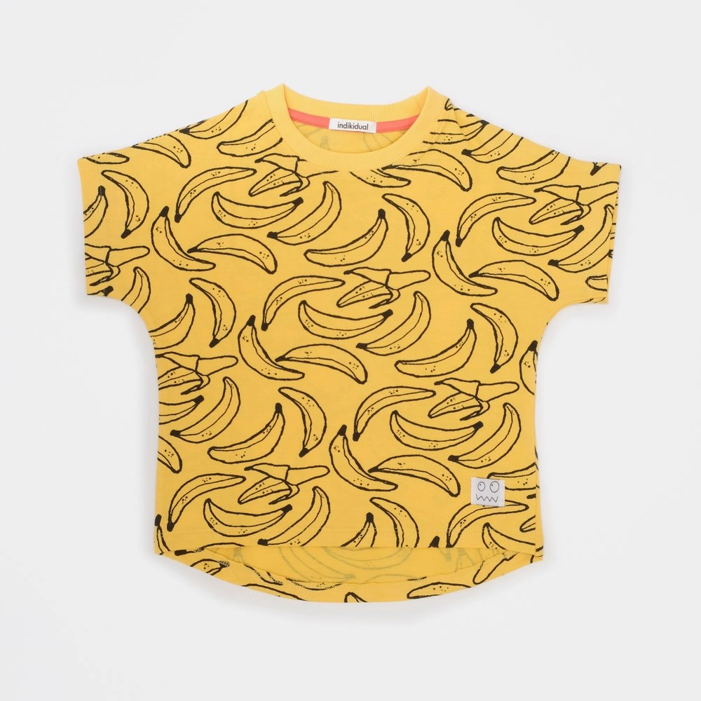odor - resistant Elastic indikidual Kids MUSA Banana Tee - Yellow