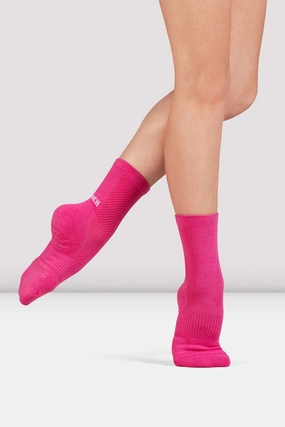 Active Gear Soft Pad Blochsox Crew Length Dance Sock