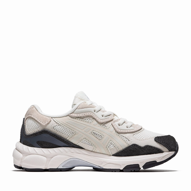 Asics Gel-NYC (PS) - Cream/Smoke Grey Trail Walks Orthopedic Design