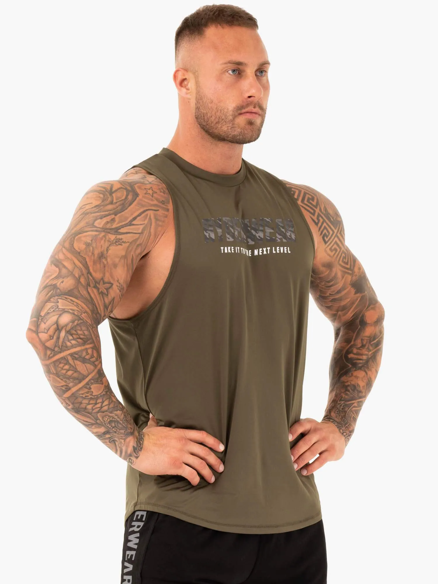 Strength Baller Tank - Khaki off - road