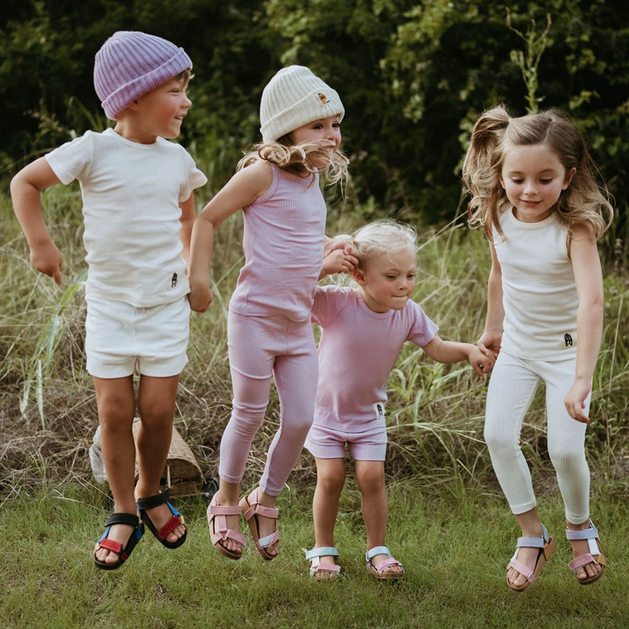 Multipurpose Petite Hailey Girl's Ami Leggings - White