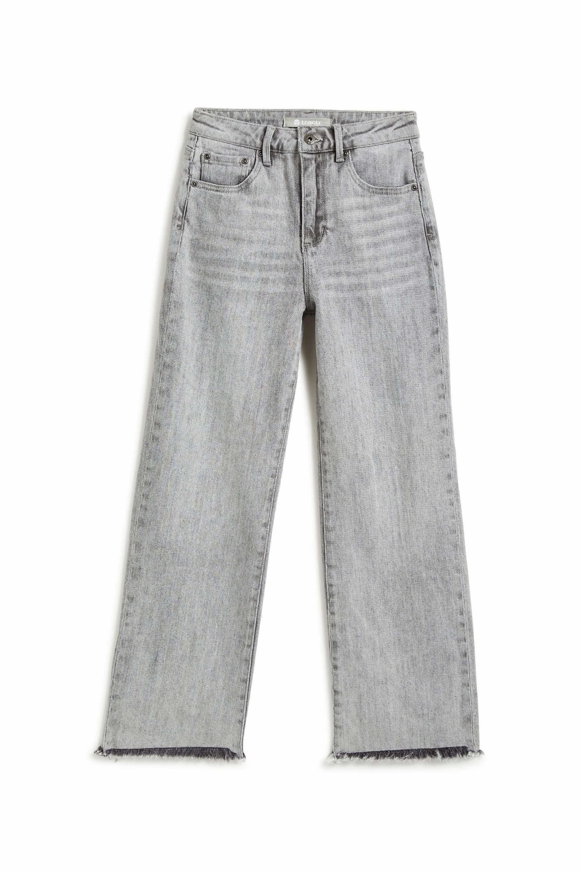 All - Purpose Tractr Jeans Wide Straight - Medium Grey
