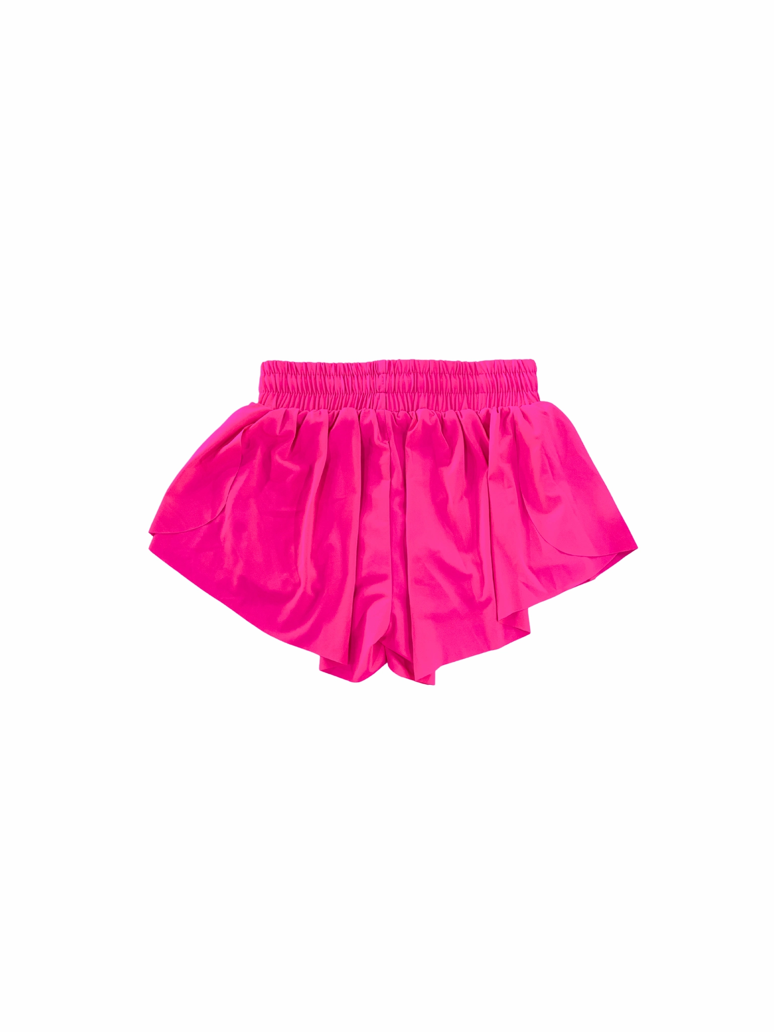 Eye - Catching Fly Away Butterfly Shorts - Neon Pink