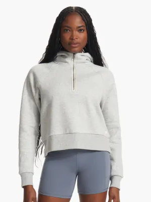 W Restore 1/2 Zip Hoodie Contrast Stitch Detailing UltraSoft Lining