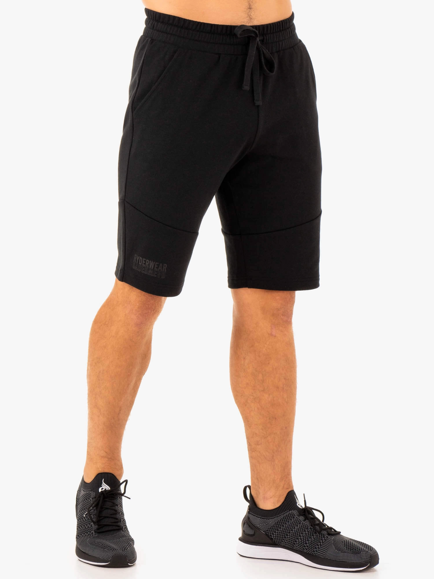 Hygienic Antimicrobial Layer Limitless Track Short - Black