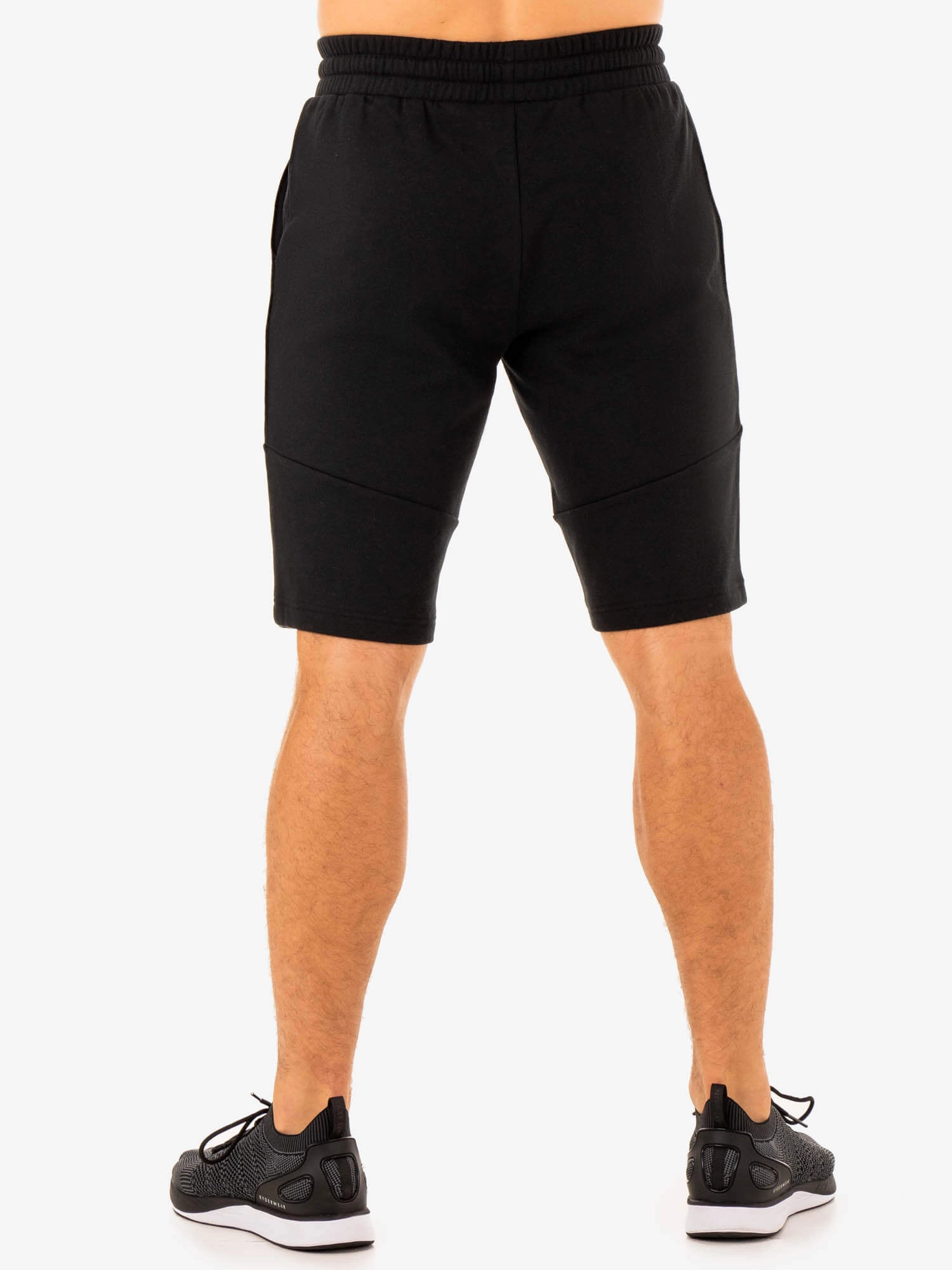 Fitted Design Comfortable Waistband Limitless Track Short - Black