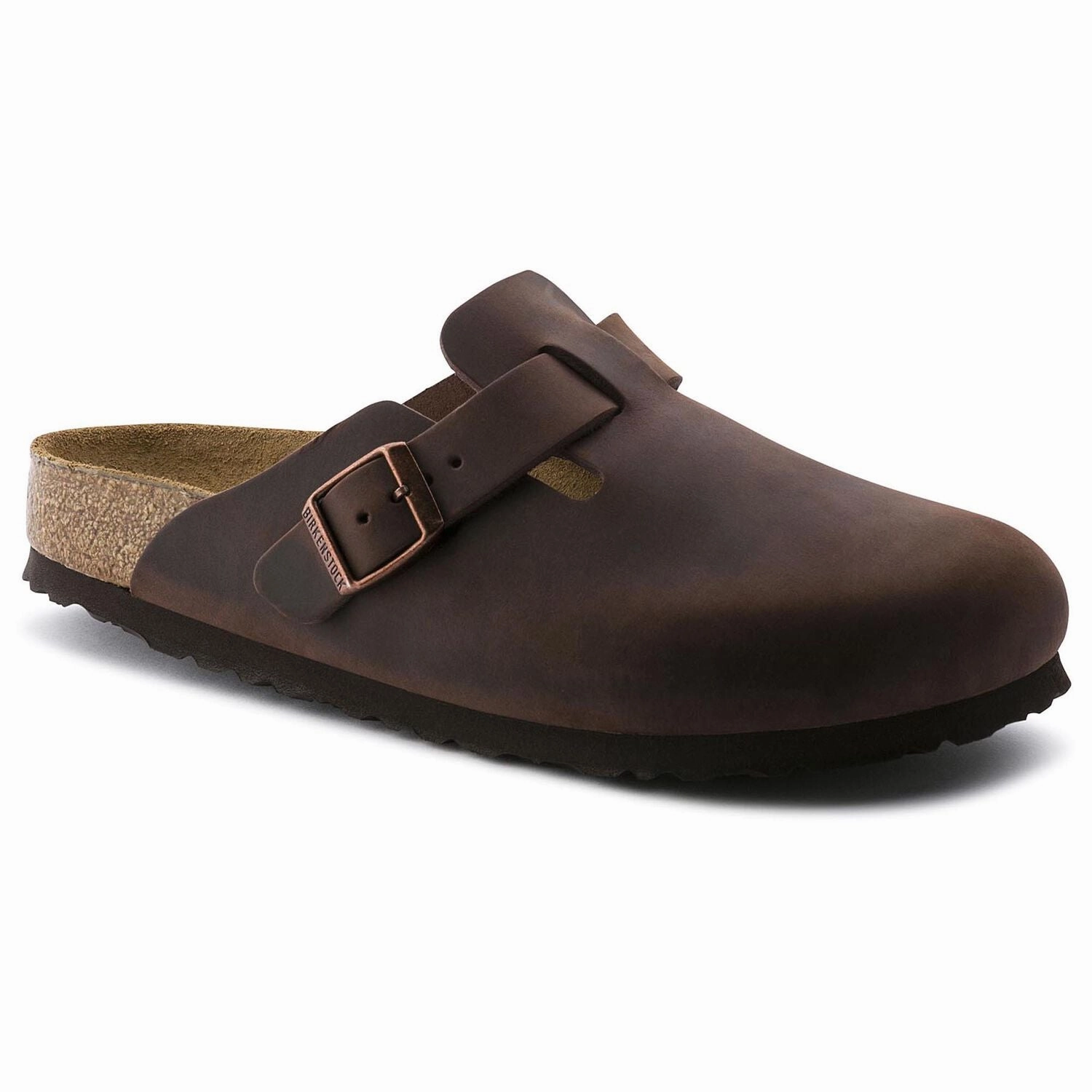 Birkenstock Boston Soft Footbed Habana Oiled Leather Abrasion Resistant Sole lace - up running option