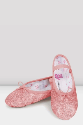 Childrens Glitterdust Ballet Shoes Refined Ease Modern Silhouette
