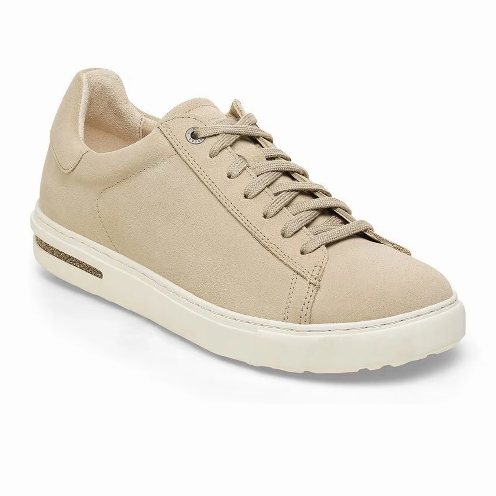 Birkenstock Bend Sneaker (Men) - Sandcastle Suede/White Path Steady Two-Tone Design