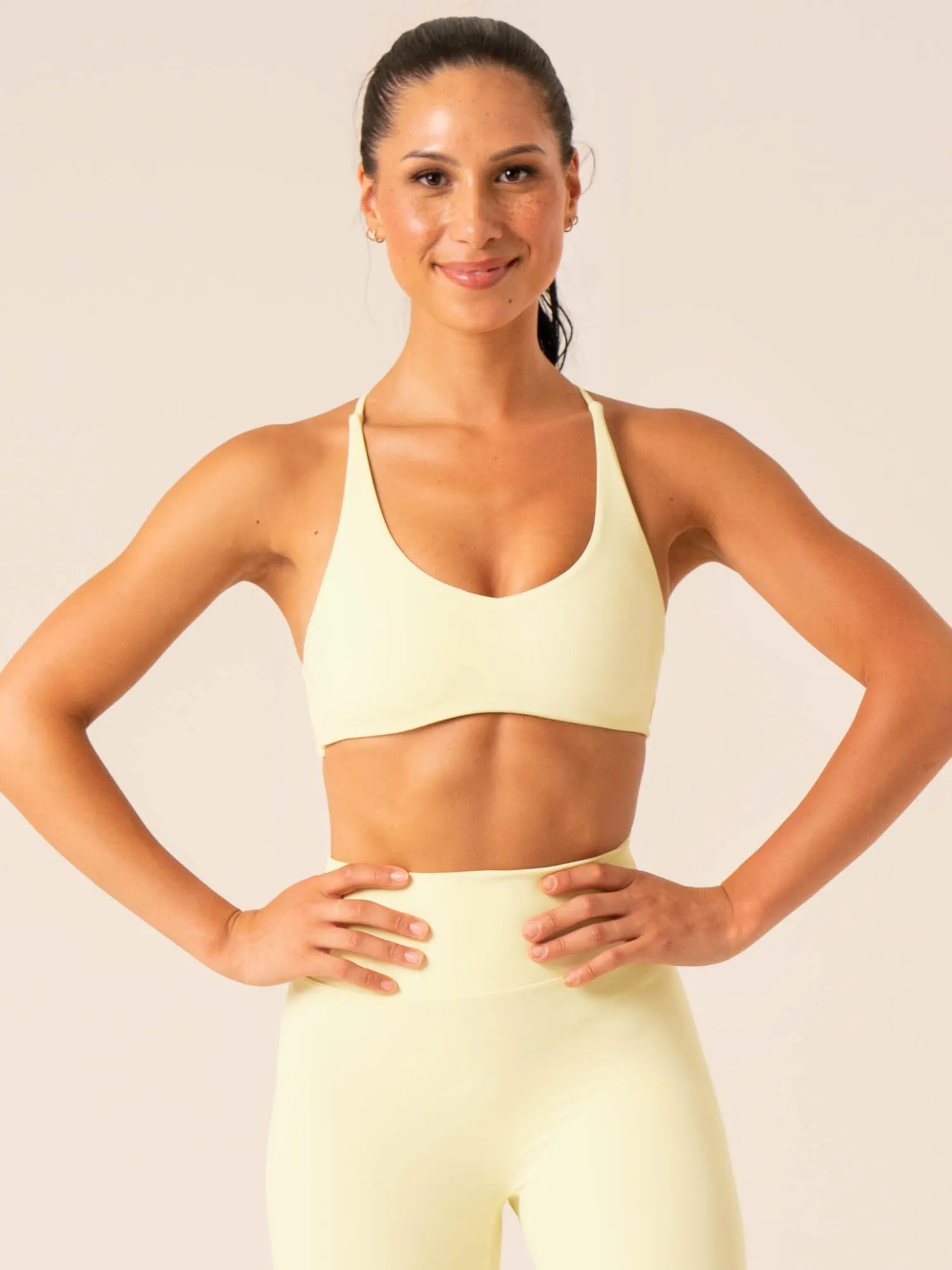 Pilates NKD Embody Sports Crop - Lemon